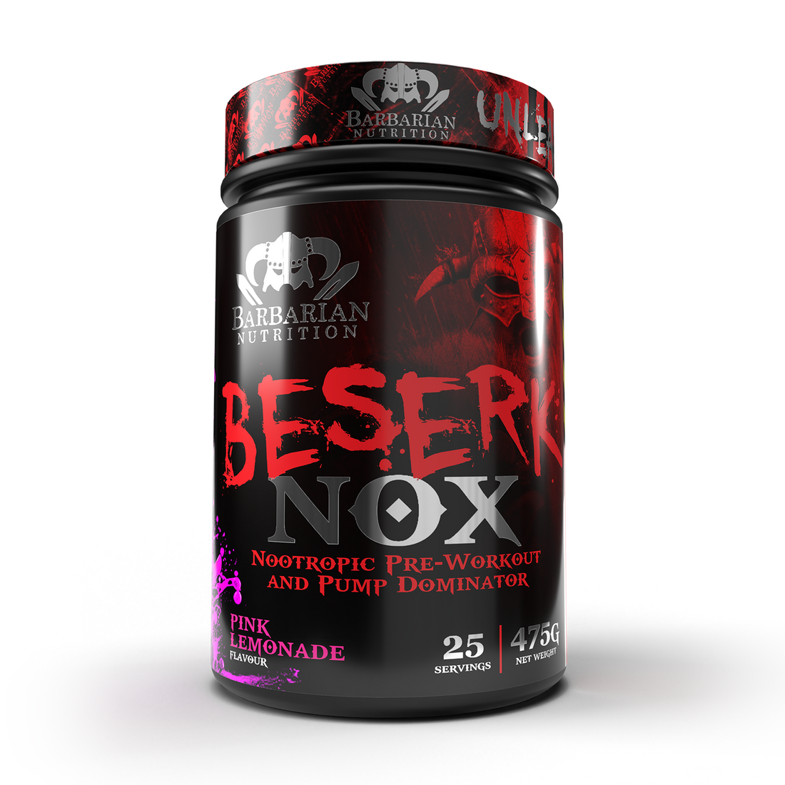 Beserk Nox pink lemonade